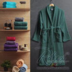 HALAT BAIE VELUR 100% BUMBAC – VERDE