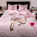 Lenjerie de pat digital print 3D (PARIS LOVE)
