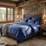 LENJERII DE PAT DAMASC-POLICOTON 6 PIESE