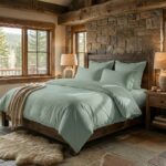 LENJERII DE PAT DAMASC-POLICOTON 6 PIESE