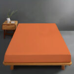 HUSA PAT JERSE 100% BUMBAC (PORTOCALIU)