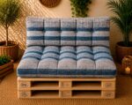 Set perne grădină ”Pallet Soft Seating” Multicolor