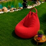Fotoliu Bean Bag interior/exterior - Roșu