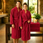 HALAT BAIE VELUR 100% BUMBAC (Red New)