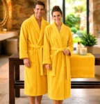 HALAT BAIE VELUR 100% BUMBAC (Yellow Int)