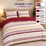 lenjerie de pat latte