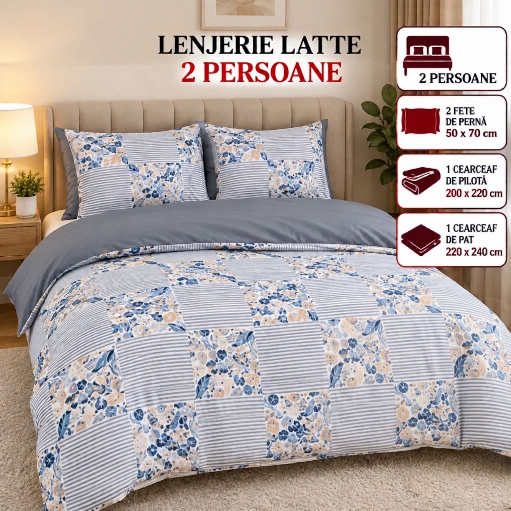lenjerie-latte-m3 Lenjerie de pat Latte