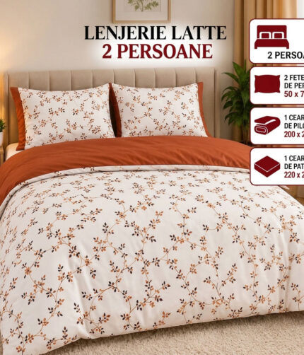 Lenjerie de pat Latte